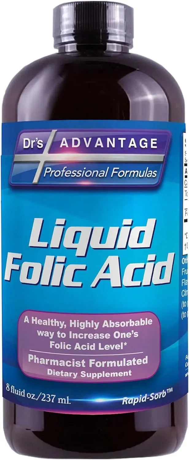 DR'S ADVANTAGE - Dr's Advantage Liquid Folic Acid 800mcg 237Ml. - The Red Vitamin MX - Suplementos Alimenticios - {{ shop.shopifyCountryName }}