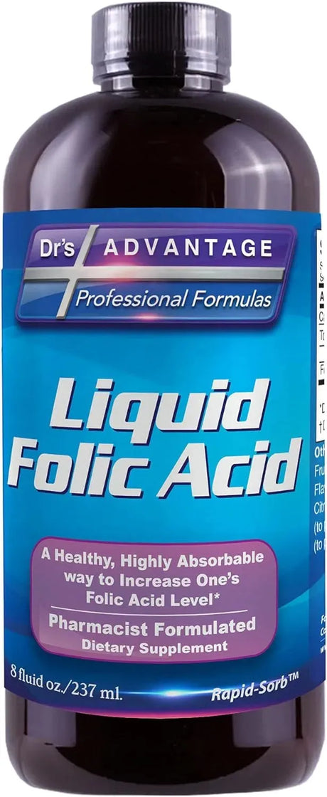 DR'S ADVANTAGE - Dr's Advantage Liquid Folic Acid 800mcg 237Ml. - The Red Vitamin MX - Suplementos Alimenticios - {{ shop.shopifyCountryName }}