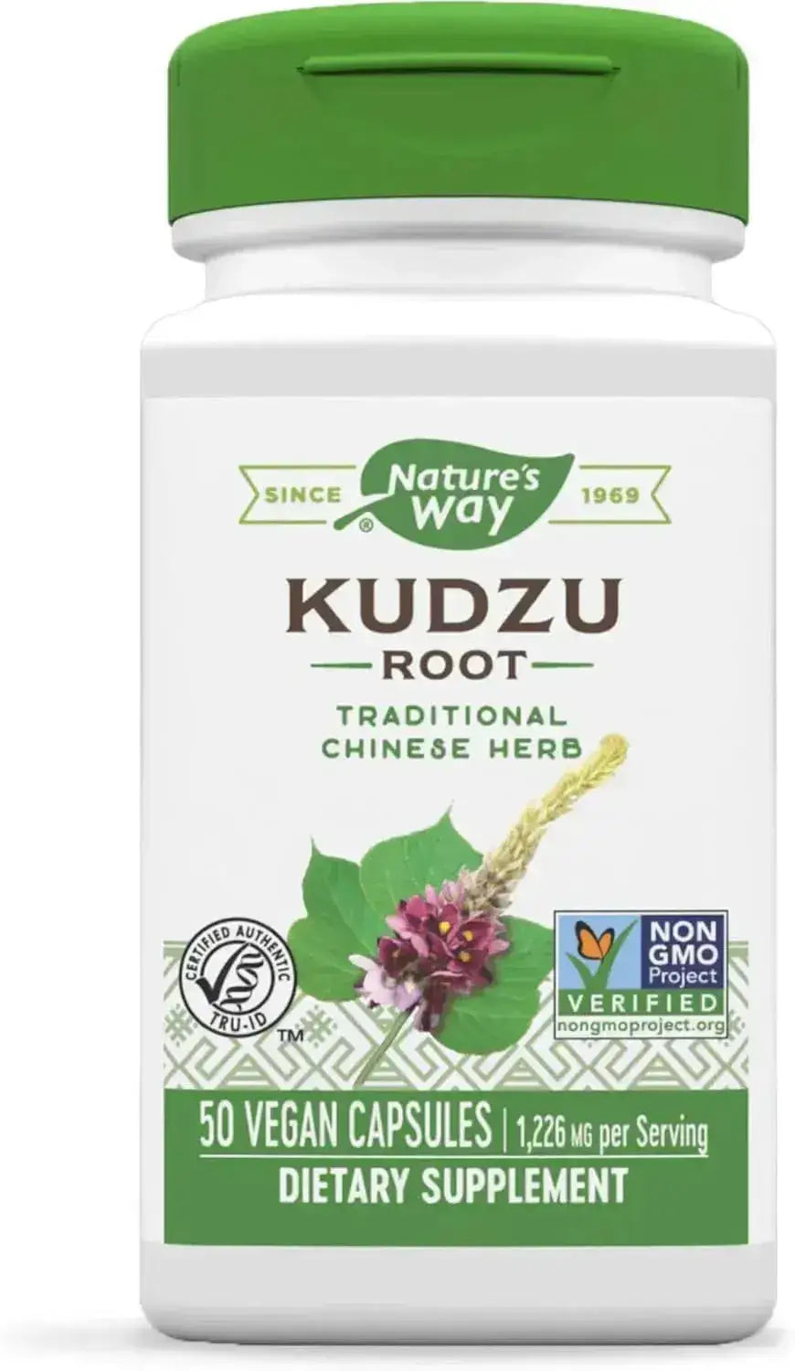 NATURE'S WAY - Nature's Way Herbal Kudzu Root 1,226Mg. 50 Capsulas - The Red Vitamin MX - Suplementos Alimenticios - {{ shop.shopifyCountryName }}