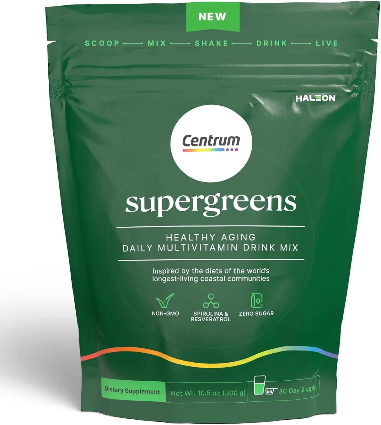 CENTRUM - Centrum Supergreens Superfood Powder 300Gr. - The Red Vitamin MX - Suplementos Alimenticios - {{ shop.shopifyCountryName }}