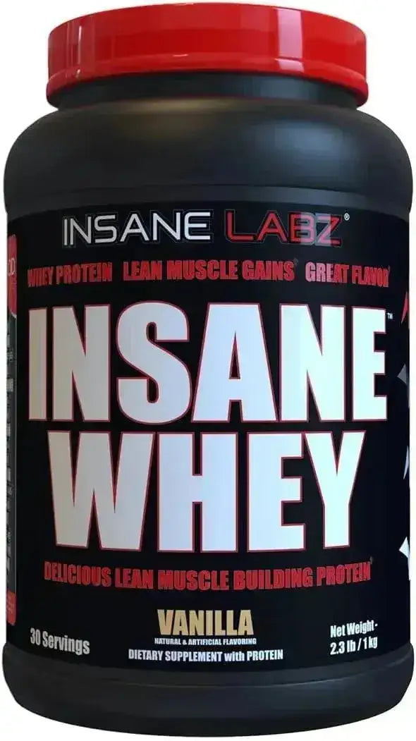 INSANE LABZ - Insane Labz Insane Whey 100% Muscle Building Whey Protein 30 Servicios Vanilla 1 Kg. - The Red Vitamin MX - Suplementos Alimenticios - {{ shop.shopifyCountryName }}