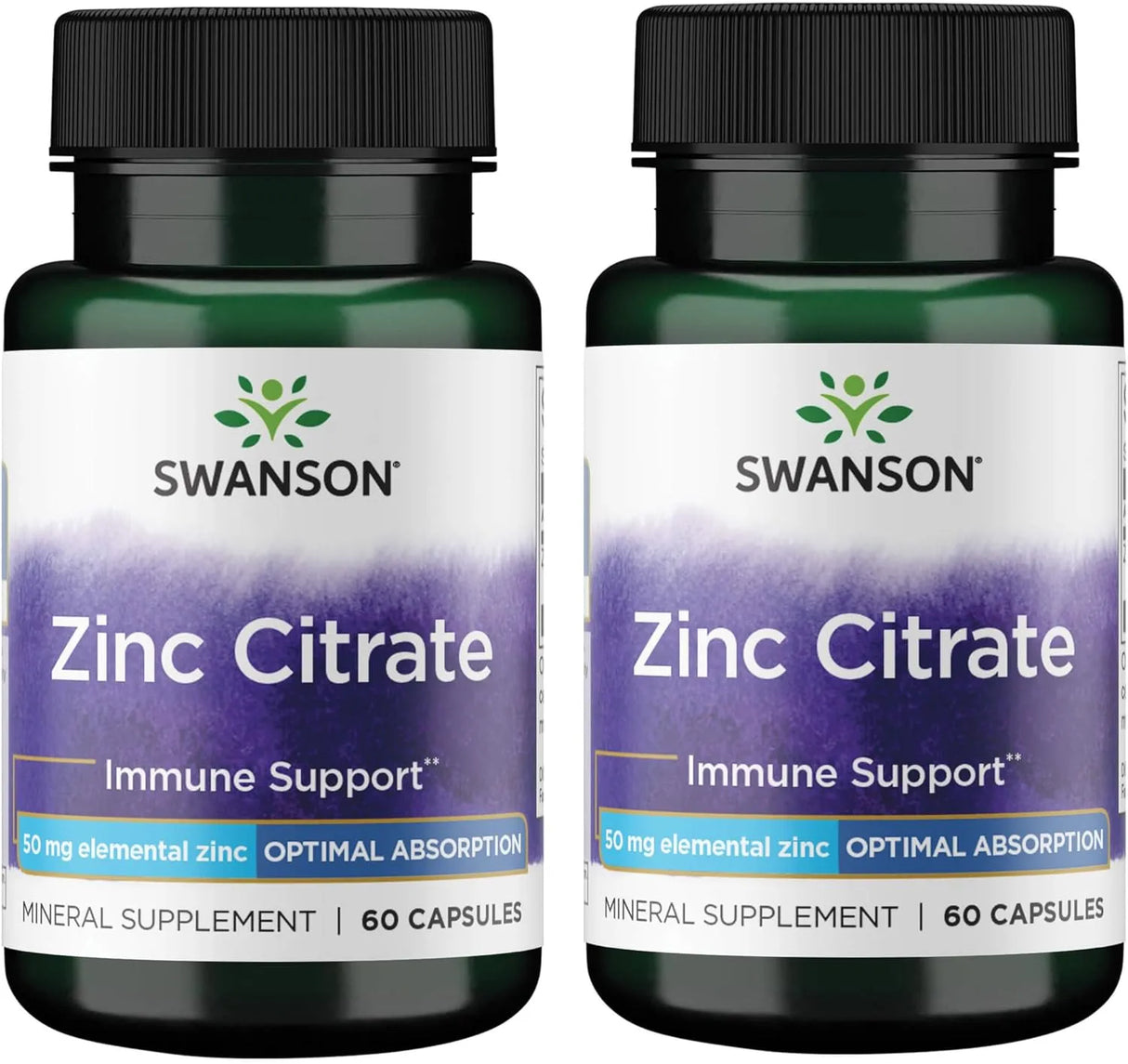 SWANSON - Swanson Zinc Citrate 50Mg. 60 Capsulas - The Red Vitamin MX - Suplementos Alimenticios - {{ shop.shopifyCountryName }}