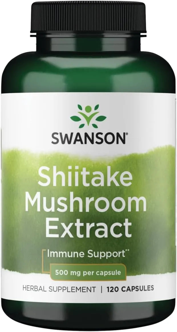 SWANSON - Swanson Shiitake Mushroom Extract 500Mg. 120 Capsulas - The Red Vitamin MX - Suplementos Alimenticios - {{ shop.shopifyCountryName }}