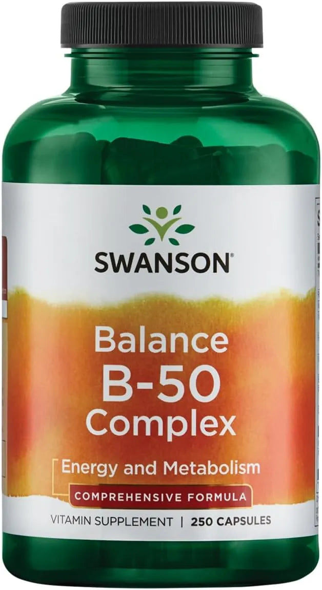 SWANSON - Swanson B-50 B-Complex 250 Capsulas - The Red Vitamin MX - Suplementos Alimenticios - {{ shop.shopifyCountryName }}