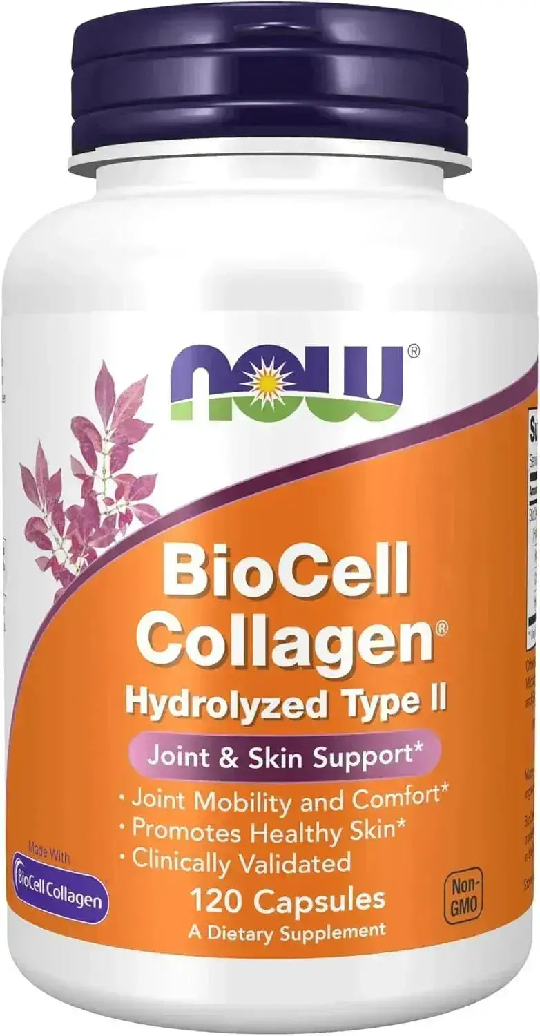 NOW SUPPLEMENTS - NOW Supplements BioCell Collagen 120 Capsulas - The Red Vitamin MX - Suplementos Alimenticios - {{ shop.shopifyCountryName }}