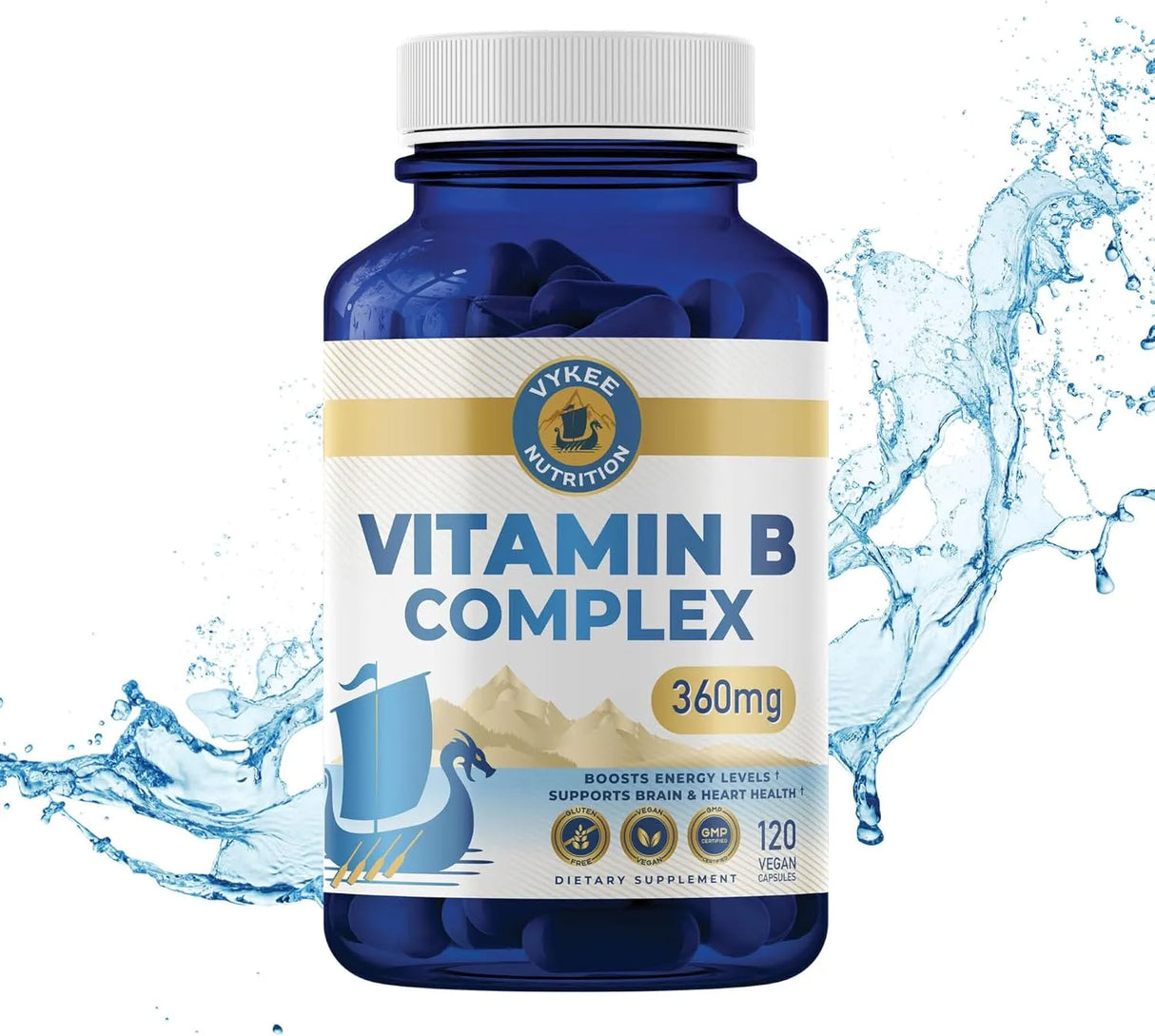 VYKEE NUTRITION - Vykee Nutrition B Complex 120 Capsulas - The Red Vitamin MX - Suplementos Alimenticios - {{ shop.shopifyCountryName }}