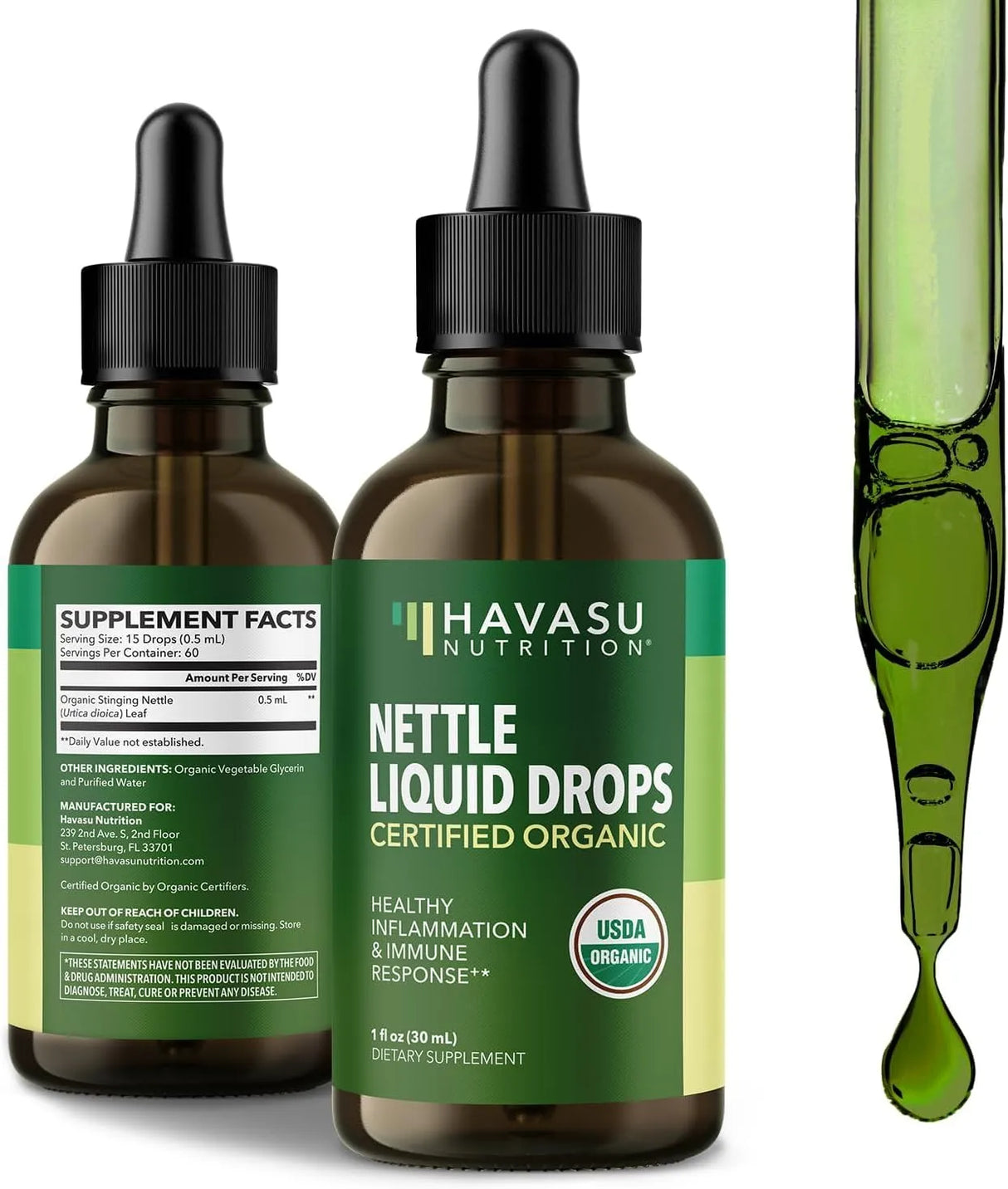 HAVASU NUTRITION - HAVASU NUTRITION Stinging Nettle Leaf Extract 1 Fl.Oz. - The Red Vitamin MX - Suplementos Alimenticios - {{ shop.shopifyCountryName }}