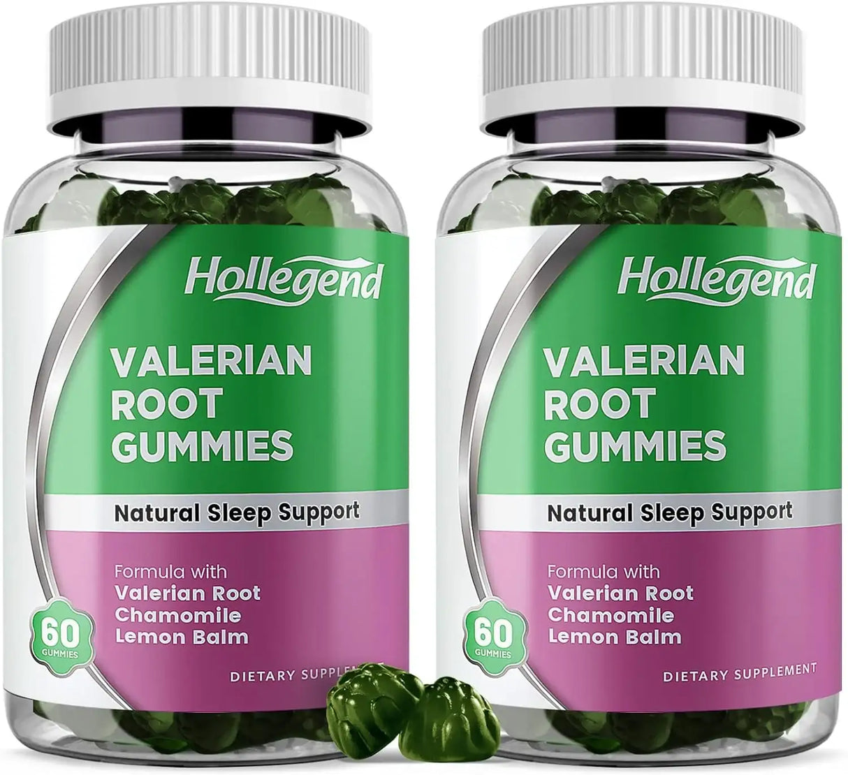 HOLLEGEND - HOLLEGEND Valerian Root Gummies with Lemon Balm & Chamomile 60 Gomitas 2 Pack - The Red Vitamin MX - Suplementos Alimenticios - {{ shop.shopifyCountryName }}
