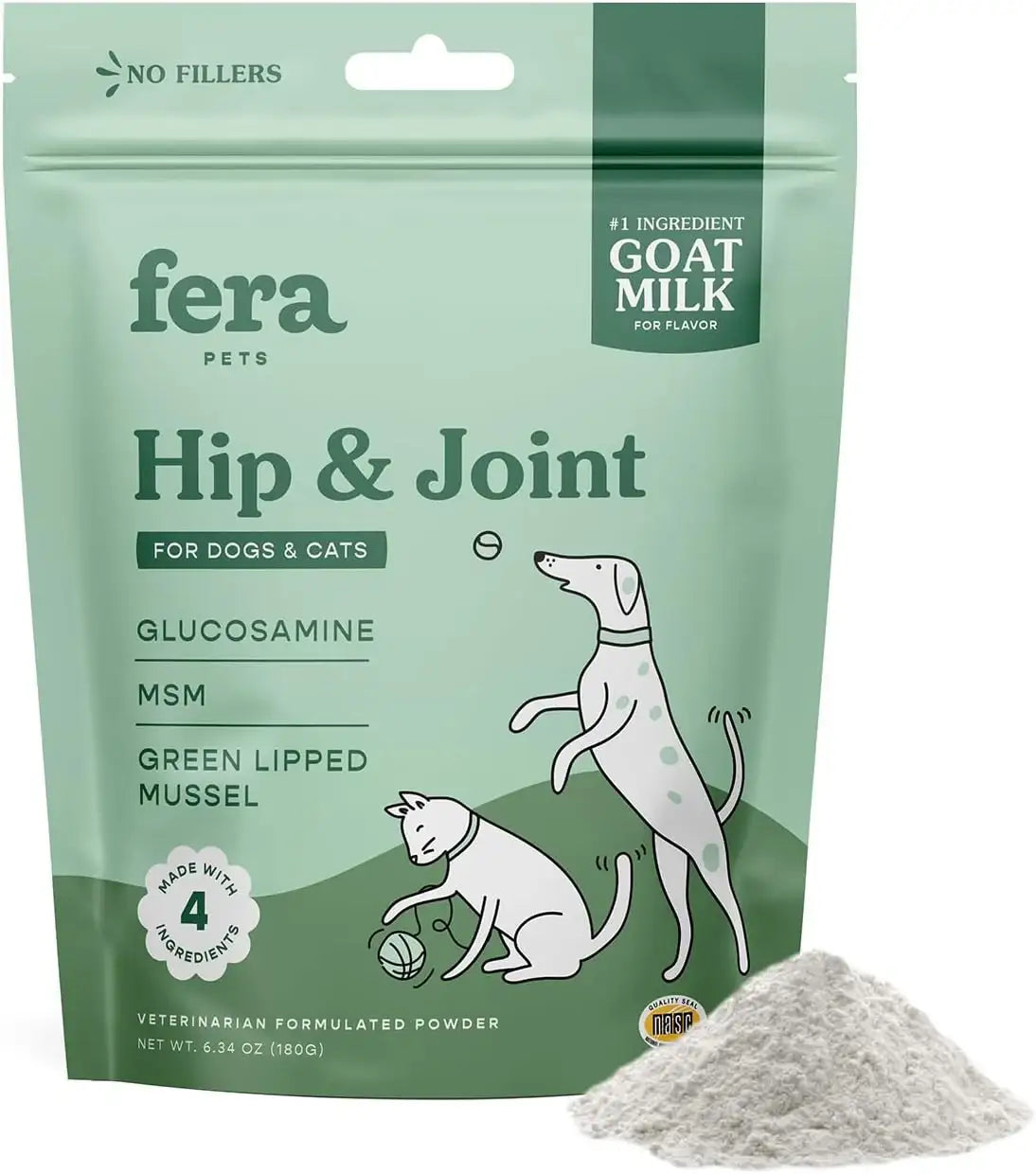 FERA PETS - Fera Pet Organics Hip & Joint Goat Milk Cat & Dog 60 Servicios 180Gr. - The Red Vitamin MX - Cuidado De Cadera Y Articulaciones Para Perros - {{ shop.shopifyCountryName }}