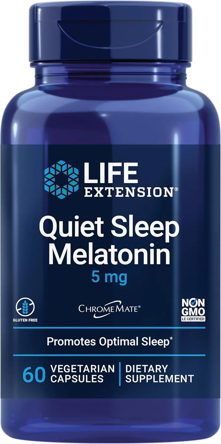 LIFE EXTENSION - Life Extension Quiet Sleep Melatonin 5Mg. 60 Capsulas - The Red Vitamin MX - Suplementos Alimenticios - {{ shop.shopifyCountryName }}