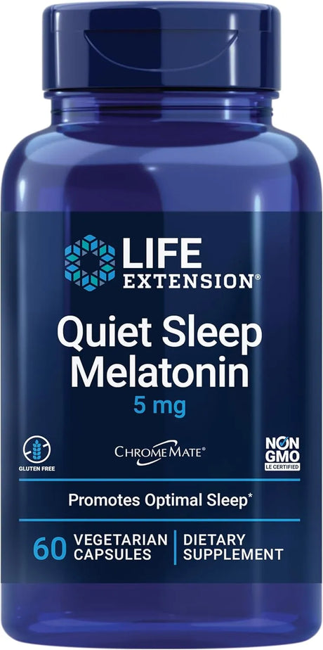LIFE EXTENSION - Life Extension Quiet Sleep Melatonin 5Mg. 60 Capsulas - The Red Vitamin MX - Suplementos Alimenticios - {{ shop.shopifyCountryName }}
