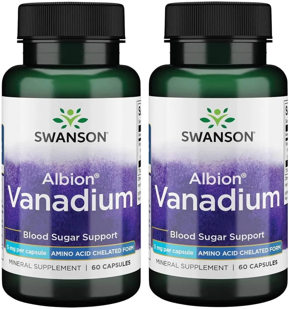 SWANSON - Swanson Albion Vanadium 5Mg. 60 Capsulas 2 Pack - The Red Vitamin MX - Suplementos Alimenticios - {{ shop.shopifyCountryName }}