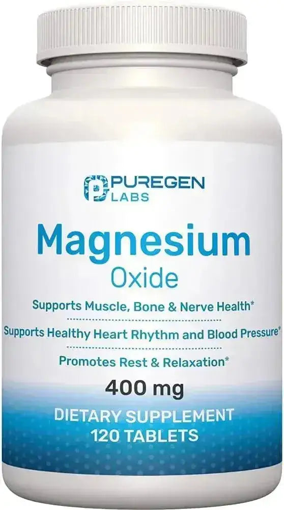 P PUREGEN LABS - P Puregen Labs Magnesium 400Mg. 120 Tabletas - The Red Vitamin MX - Suplementos Alimenticios - {{ shop.shopifyCountryName }}