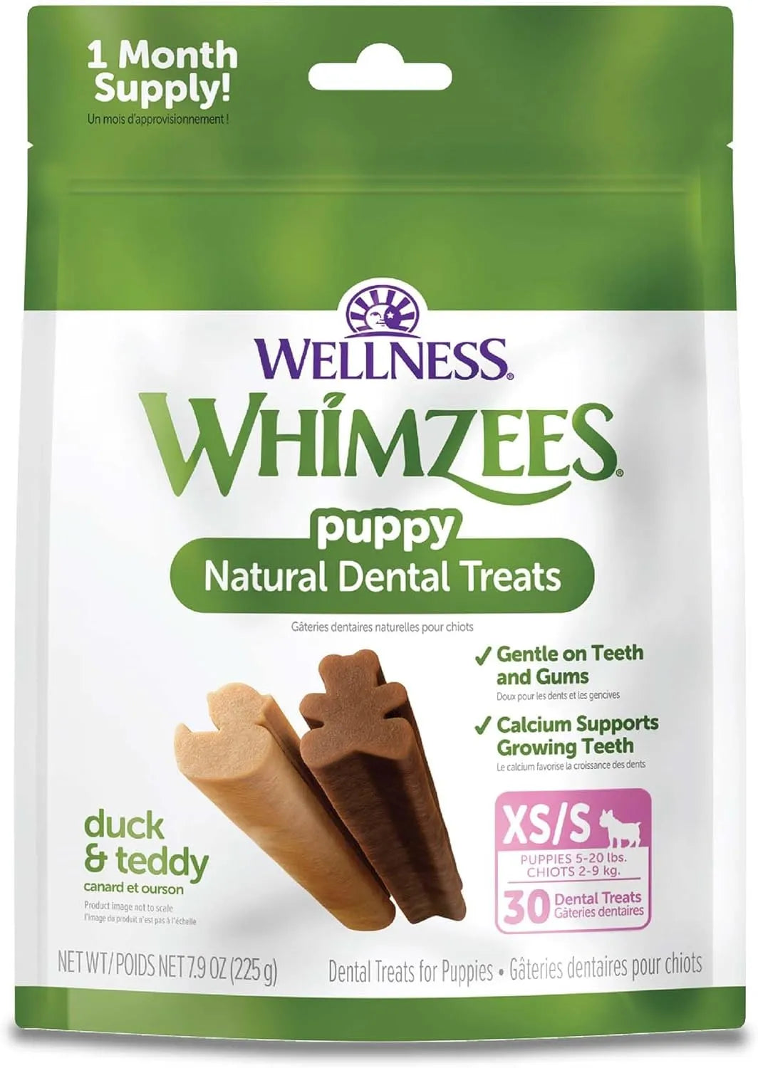 WELLNESS WHIMZEES - Wellness WHIMZEES Puppy Dog Dental Treats Extra Small & Small Size Stick 30 Piezas - The Red Vitamin MX - Cuidado Dental Para Perros - {{ shop.shopifyCountryName }}