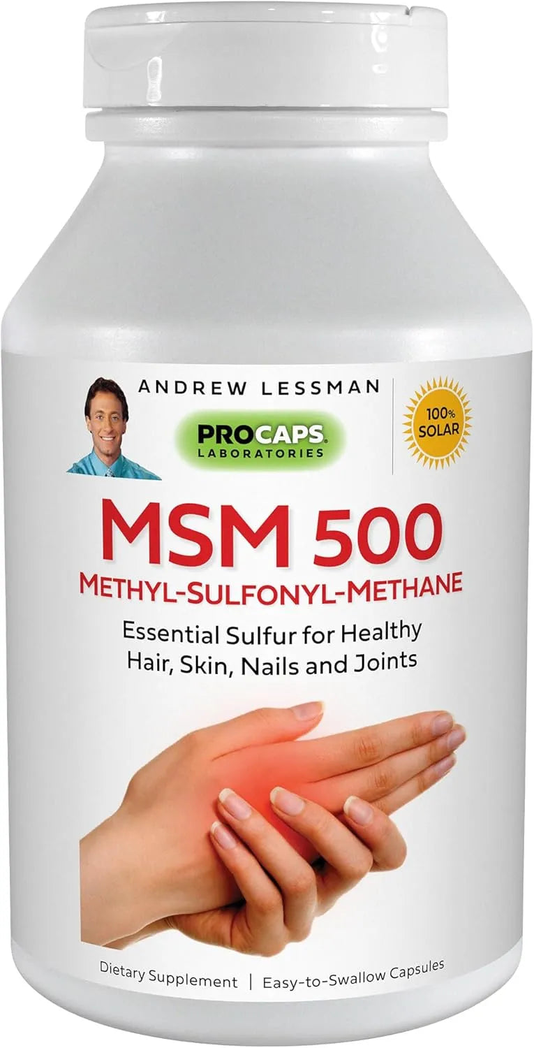 ANDREW LESSMAN - ANDREW LESSMAN MSM 500 180 Capsulas - The Red Vitamin MX - Suplementos Alimenticios - {{ shop.shopifyCountryName }}