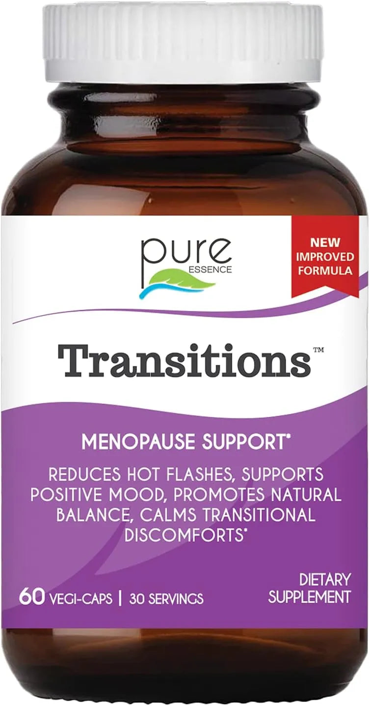 PURE ESSENCE LABS - Pure Essence Labs Transitions Menopause Relief 60 Capsulas - The Red Vitamin MX - Suplementos Alimenticios - {{ shop.shopifyCountryName }}