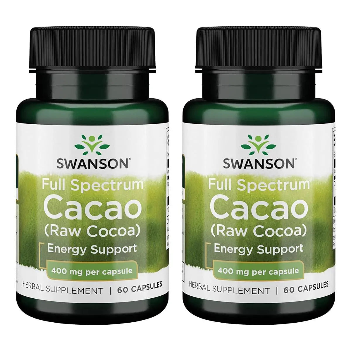 SWANSON - Swanson Full Spectrum Cacao 400Mg. 60 Capsulas 2 Pack - The Red Vitamin MX - Suplementos Alimenticios - {{ shop.shopifyCountryName }}