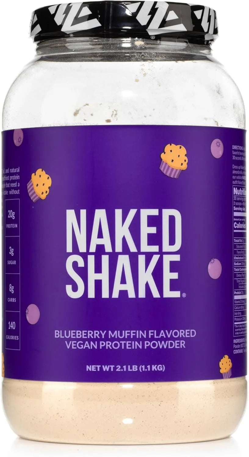 NAKED NUTRITION - Naked Shake Blueberry Muffin Protein Powder 30 Servicios 1.1 Kg. - The Red Vitamin MX - Suplementos Alimenticios - {{ shop.shopifyCountryName }}