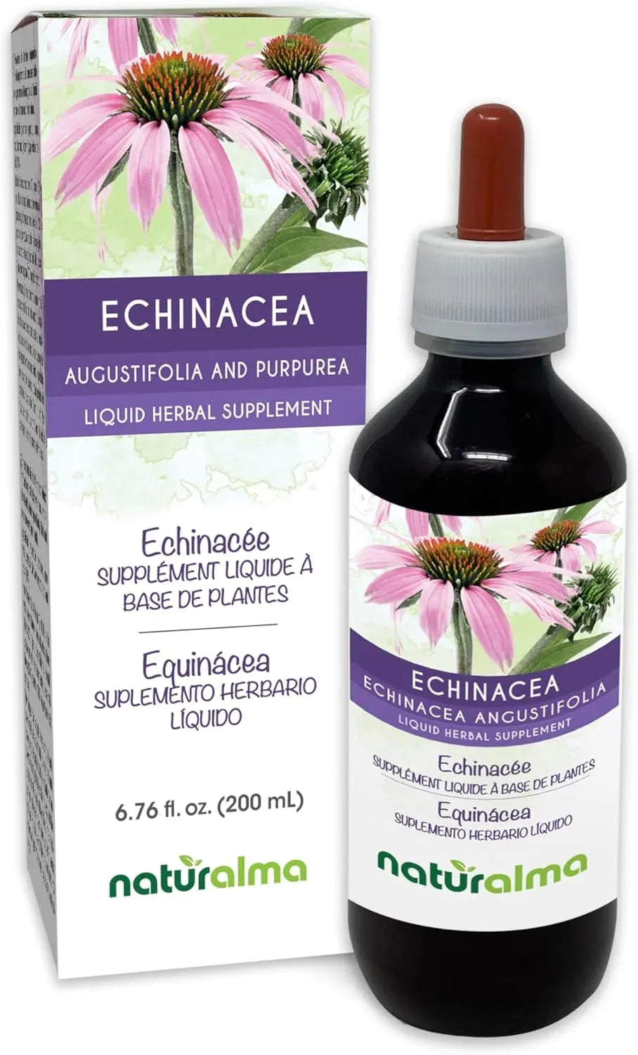 NATURALMA - Naturalma Echinacea Root and herb Alcohol-Free Tincture 200Ml. - The Red Vitamin MX - Suplementos Alimenticios - {{ shop.shopifyCountryName }}