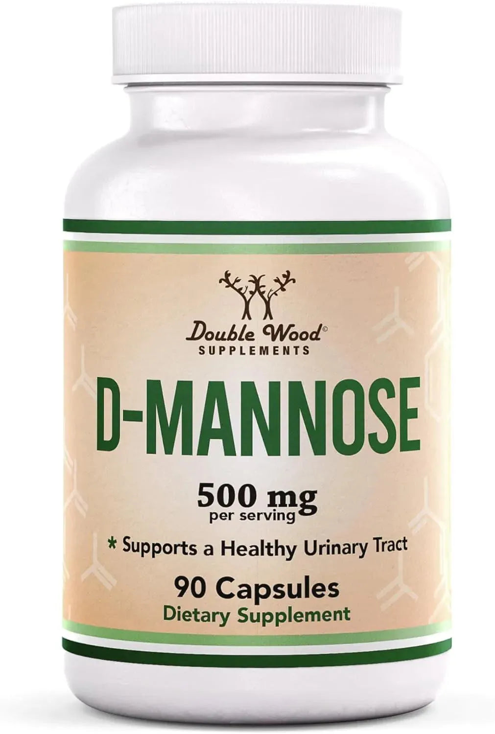 DOUBLE WOOD SUPPLEMENTS - Double Wood Supplements D Mannose 500Mg. 90 Capsulas - The Red Vitamin MX - Suplementos Alimenticios - {{ shop.shopifyCountryName }}