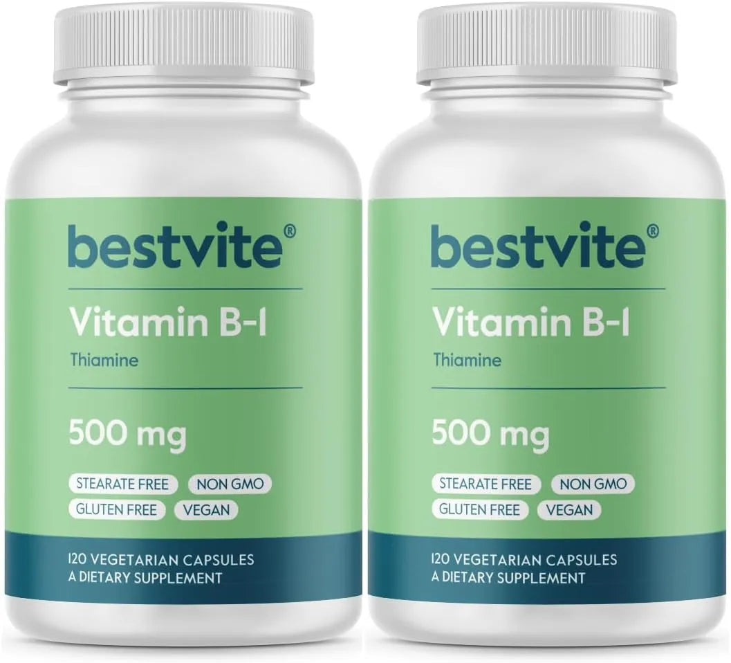 BESTVITE - BESTVITE Vitamin B-1 500Mg. 120 Capsulas 2 Pack - The Red Vitamin MX - Suplementos Alimenticios - {{ shop.shopifyCountryName }}