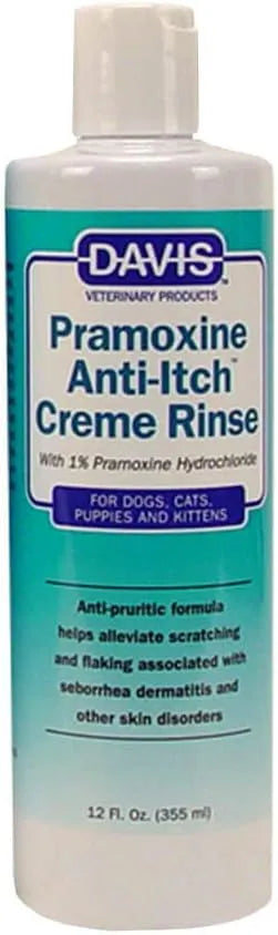 DAVIS - Davis Pramoxine Anti Itch Dog and Cat Creme Rinse 12 Fl.Oz. - The Red Vitamin MX - Remedios Para La Picazón De Perros - {{ shop.shopifyCountryName }}