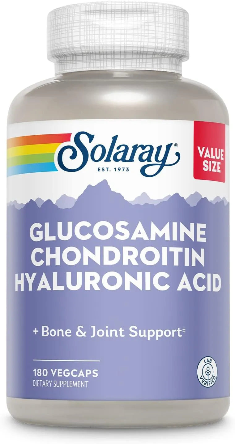 SOLARAY - SOLARAY Glucosamine Chondroitin Hyaluronic Acid 180 Capsulas - The Red Vitamin MX - Suplementos Alimenticios - {{ shop.shopifyCountryName }}