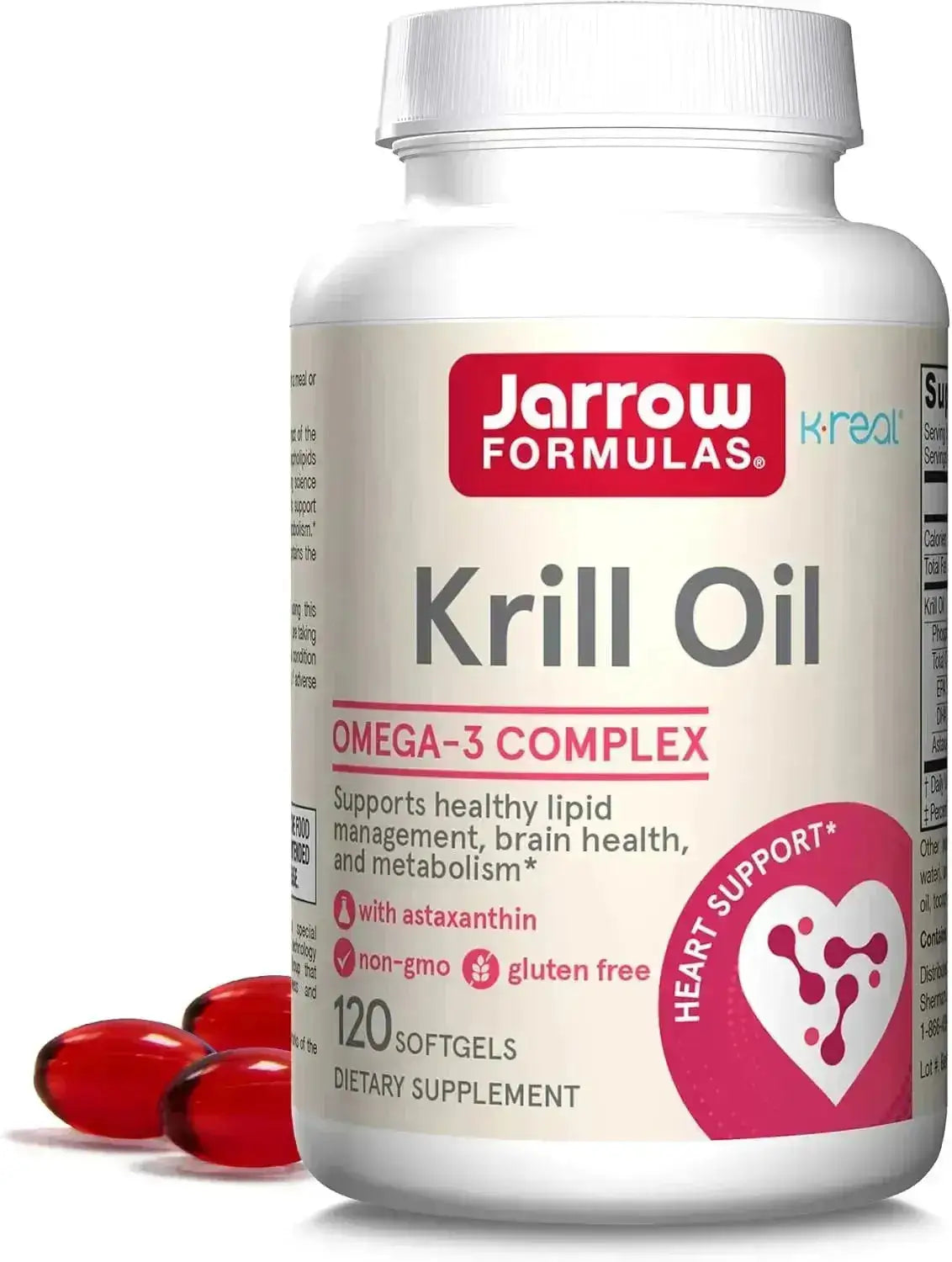 JARROW FORMULAS - Jarrow Formulas Krill Oil 120 Capsulas Blandas - The Red Vitamin MX - Suplementos Alimenticios - {{ shop.shopifyCountryName }}