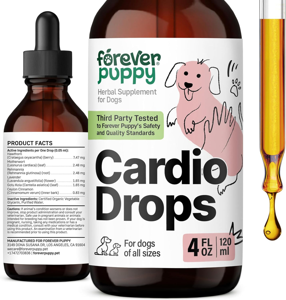 Forever Puppy Cardio Drops for Dogs 4 Fl.Oz.