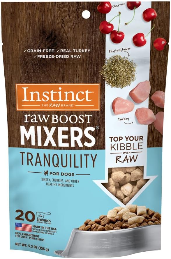Instinct Raw Boost Mixers Tranquility Freeze-Dried Dog Food Topper 156Gr.