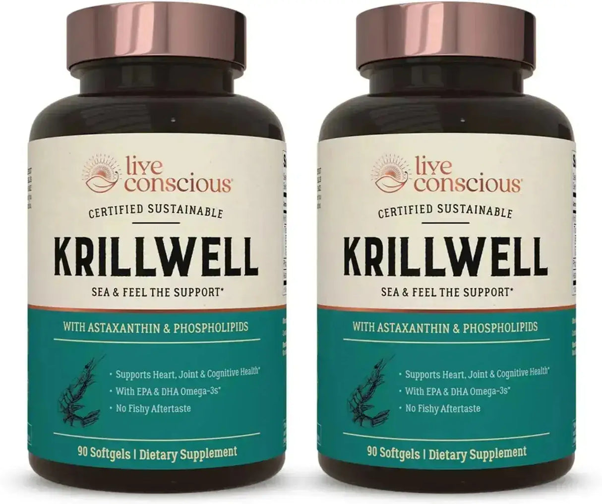 LIVE CONSCIOUS - Live Conscious KrillWell 90 Capsulas Blandas 2 Pack - The Red Vitamin MX - Suplementos Alimenticios - {{ shop.shopifyCountryName }}