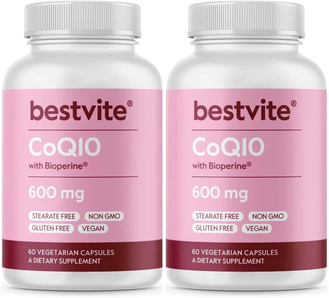 BESTVITE - BESTVITE Coenzyme CoQ10 600Mg. 60 Capsulas 2 Pack - The Red Vitamin MX - Suplementos Alimenticios - {{ shop.shopifyCountryName }}