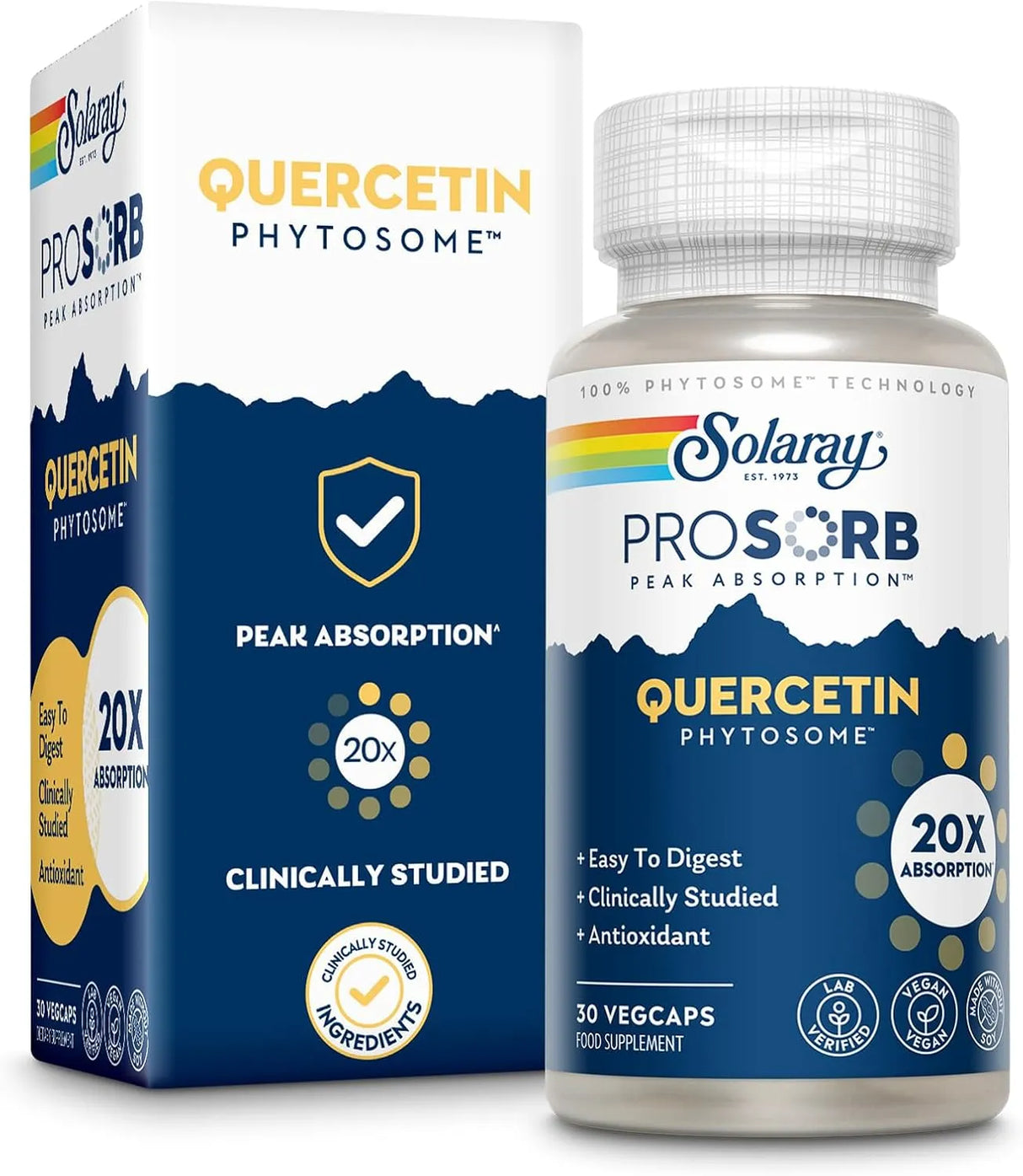 SOLARAY - SOLARAY Quercetin Phytosome 30 Capsulas - The Red Vitamin MX - Suplementos Alimenticios - {{ shop.shopifyCountryName }}