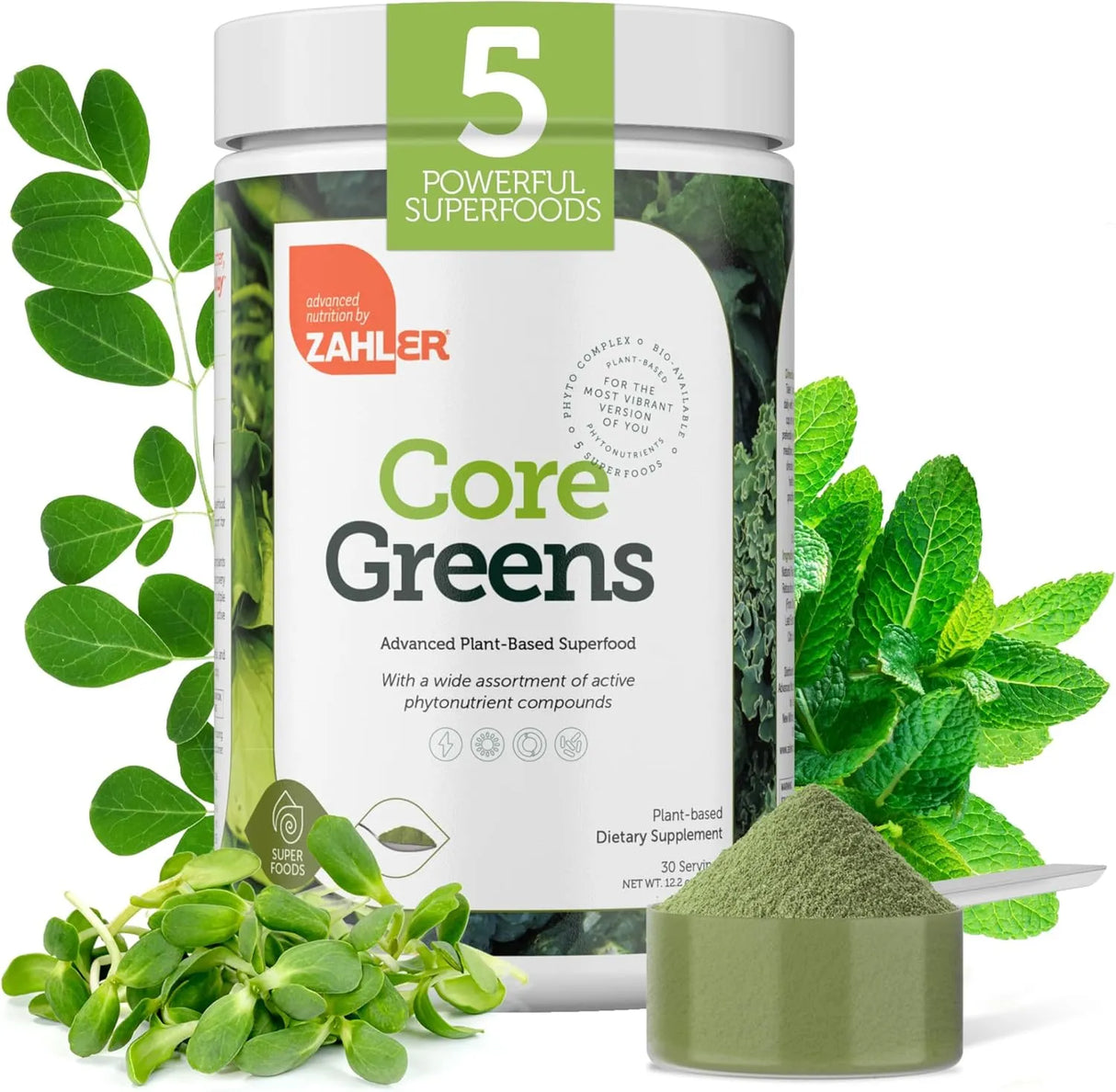 ZAHLER - Zahler Core Greens Powder 30 Servicios Spearmint 340Gr. - The Red Vitamin MX - Suplementos Alimenticios - {{ shop.shopifyCountryName }}