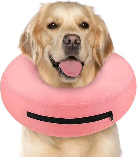 TOPTAKEIT - Toptakeit Elevated Inflatable Dog Collar SOLID PINKT LARGE 11"-14" - The Red Vitamin MX - Collares y Conos De Recuperación Para Perros - {{ shop.shopifyCountryName }}