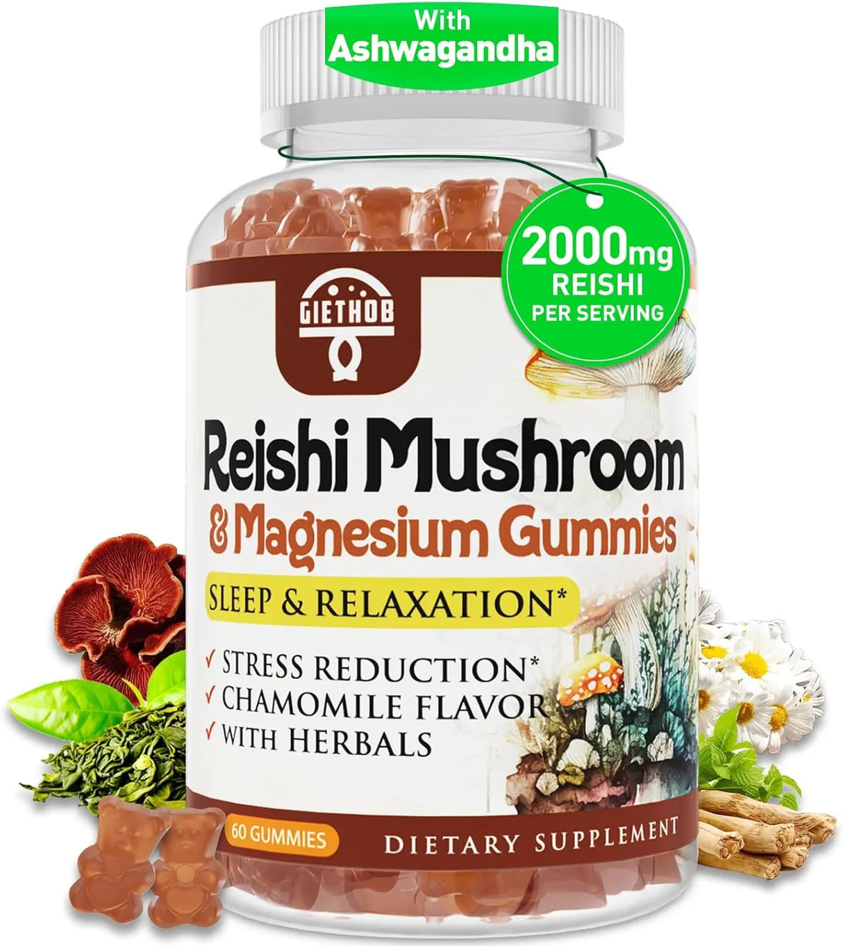JORRWATEE - Jorrwatee Reishi Mushroom Gummies 60 Gomitas - The Red Vitamin MX - Suplementos Alimenticios - {{ shop.shopifyCountryName }}