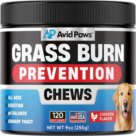 AVID PAWS - Avid Paws Dog Urine Neutralizer for Lawn 120 Masticables - The Red Vitamin MX - Salud De Tracto Urinario Para Perros - {{ shop.shopifyCountryName }}