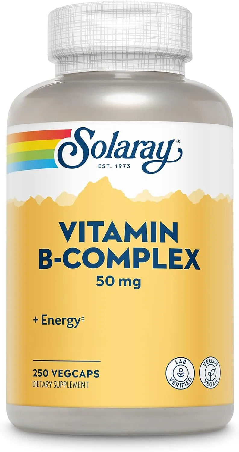 SOLARAY - SOLARAY Vitamin B Complex 50Mg. 250 Capsulas - The Red Vitamin MX - Suplementos Alimenticios - {{ shop.shopifyCountryName }}