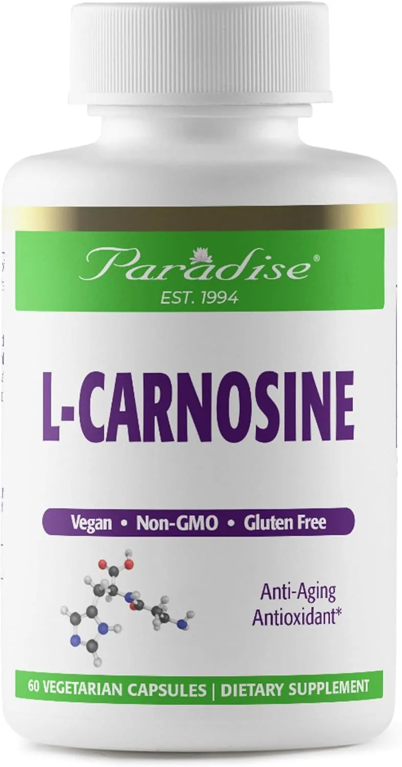 PARADISE HERBS - Paradise Herbs L-Carnosine 60 Capsulas - The Red Vitamin MX - Suplementos Alimenticios - {{ shop.shopifyCountryName }}