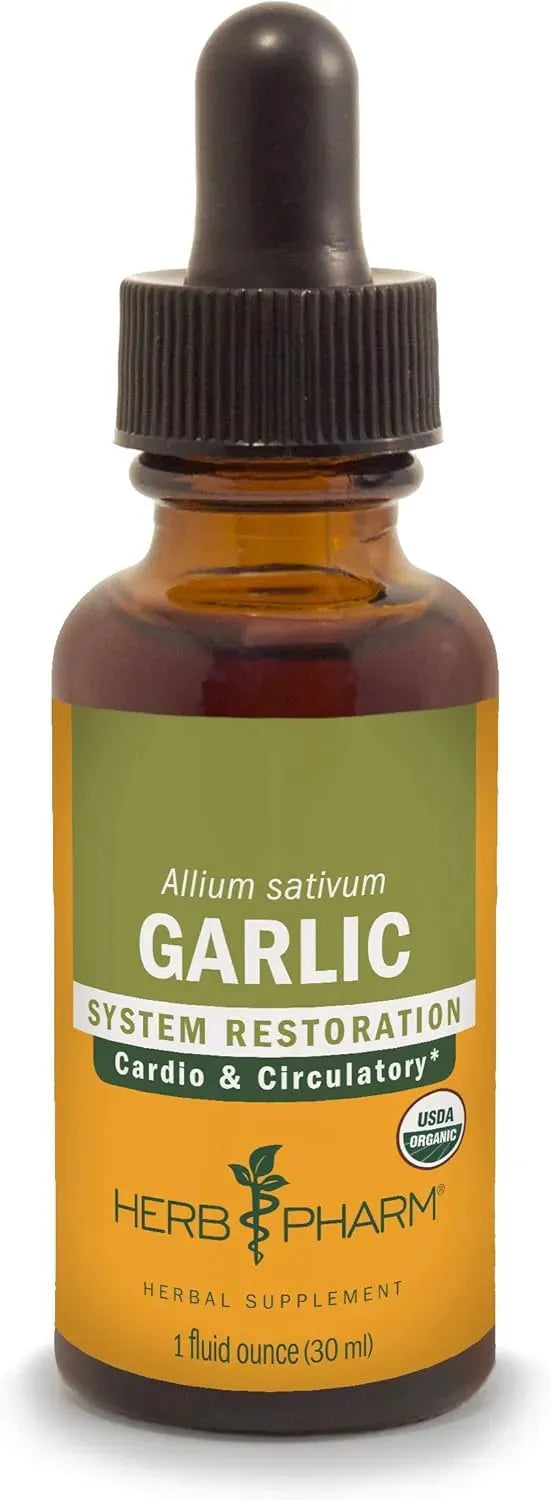 HERB PHARM - Herb Pharm Certified Organic Garlic Liquid Extract 30Ml. - The Red Vitamin MX - Suplementos Alimenticios - {{ shop.shopifyCountryName }}