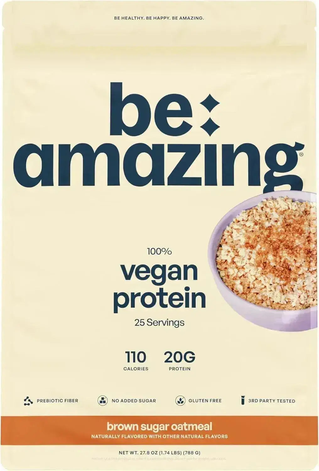 BEAM - BEAM Be Amazing Vegan Protein Powder Brown Sugar Oatmeal 25 Servicios 788Gr. - The Red Vitamin MX - Suplementos Alimenticios - {{ shop.shopifyCountryName }}