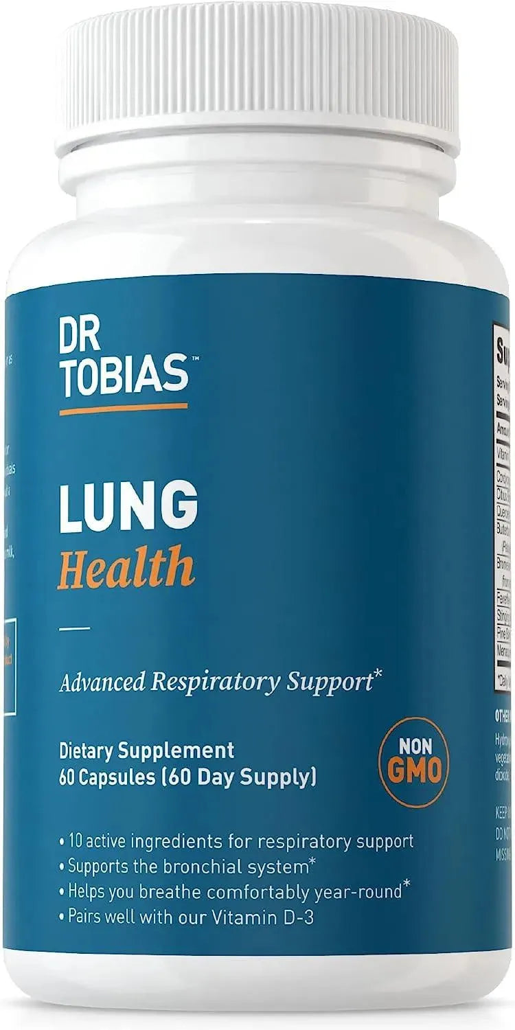 DR TOBIAS - Dr. Tobias Lung Health 60 Capsulas - The Red Vitamin MX - Suplementos Alimenticios - {{ shop.shopifyCountryName }}