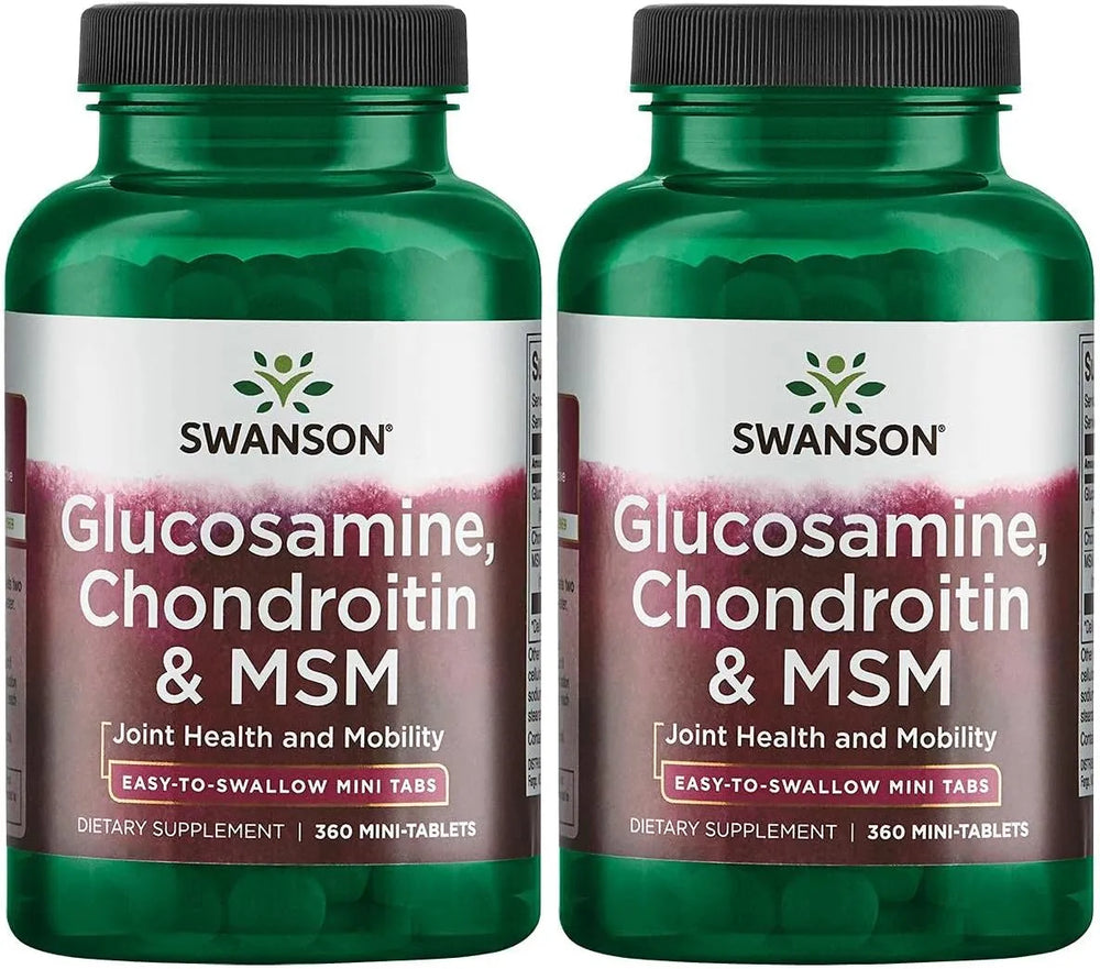SWANSON - Swanson Glucosamine Chondroitin & MSM 360 Tabletas 2 Pack - The Red Vitamin MX - Suplementos Alimenticios - {{ shop.shopifyCountryName }}