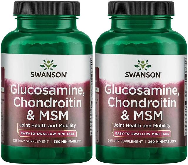 SWANSON - Swanson Glucosamine Chondroitin & MSM 360 Tabletas 2 Pack - The Red Vitamin MX - Suplementos Alimenticios - {{ shop.shopifyCountryName }}