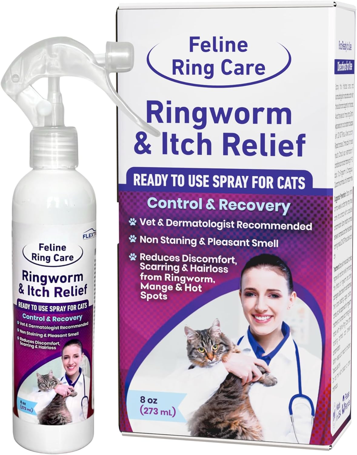FlexTran Feline Ring Care Itch Relief 273Ml.