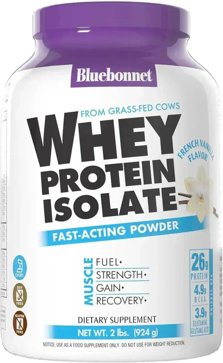 BLUEBONNET NUTRITION - Bluebonnet Nutrition Whey Protein Isolate Powder Whey from Grass Fed Cows French Vanilla 924Gr. - The Red Vitamin MX - Suplementos Alimenticios - {{ shop.shopifyCountryName }}