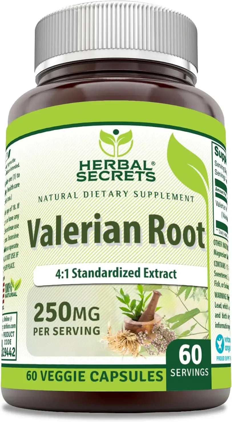 HERBAL SECRETS - Herbal Secrets Valerian Root Extract 250Mg. 60 Capsulas - The Red Vitamin MX - Suplementos Alimenticios - {{ shop.shopifyCountryName }}