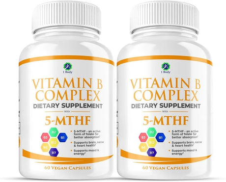 1 BODY - 1 Body Vitamin B Complex 60 Capsulas 2 Pack - The Red Vitamin MX - Suplementos Alimenticios - {{ shop.shopifyCountryName }}