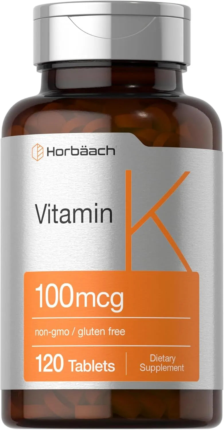 HORBAACH - Horbaach Vitamin K 100mcg 120 Tabletas - The Red Vitamin MX - Suplementos Alimenticios - {{ shop.shopifyCountryName }}