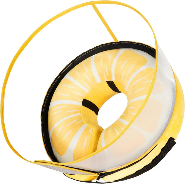 CNEO - Cneo Inflatable Dog Cone Collar with Detachable Enhanced Anti-Licking Shield LEMON LARGE - The Red Vitamin MX - Collares y Conos De Recuperación Para Perros - {{ shop.shopifyCountryName }}